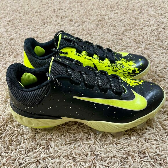 Nike Alpha Huarache NXT MCS Baseball Cleats Black/Life Lime FV6092-001 Men’s 8.5 - Picture 4 of 16